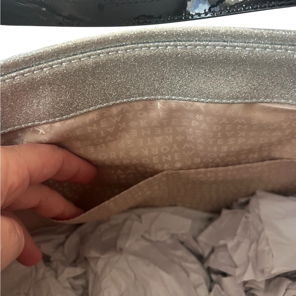Kate Spade Glittering Silver Tote - Picture 3 of 3